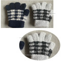 Mittens Spandex inverno malha xadrez quente luvas